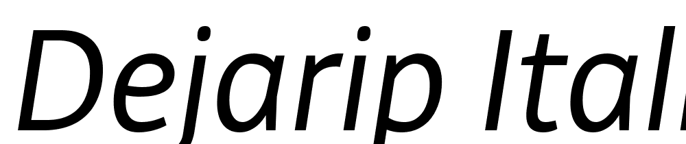 DejaRip-Italic font family download free