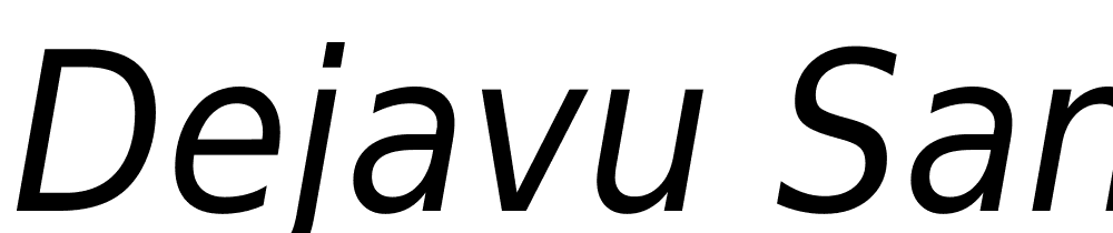 DejaVu-Sans-Condensed-Oblique font family download free