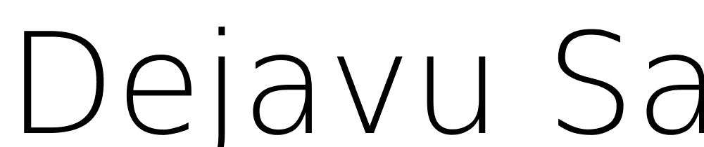 DejaVu-Sans-ExtraLight font family download free