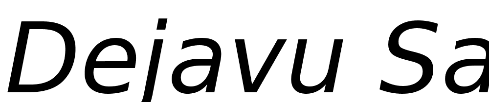DejaVu-Sans-Oblique font family download free