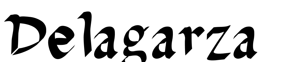 DelaGarza font family download free