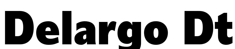 Delargo Dt font family download free