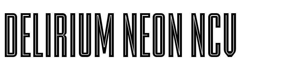 DELIRIUM-NEON-NCV font family download free