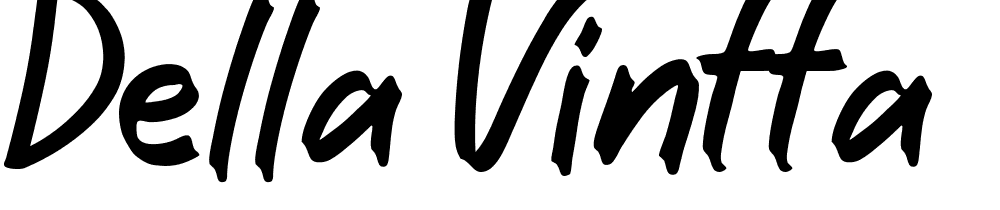 Della-Vintta font family download free