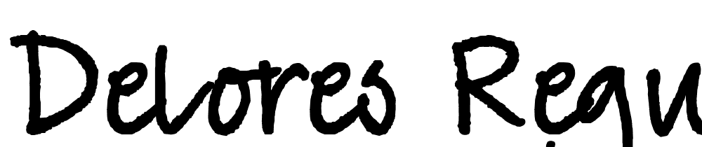 delores-regular-webfont font family download free