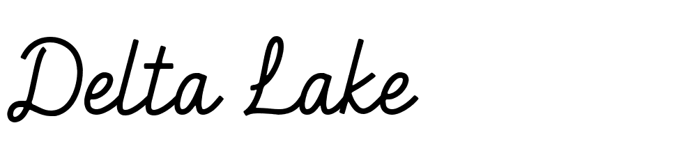 delta-lake font family download free