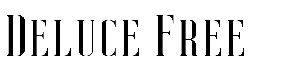 deluce-free font family download free