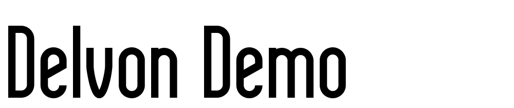 DELVON-DEMO font family download free