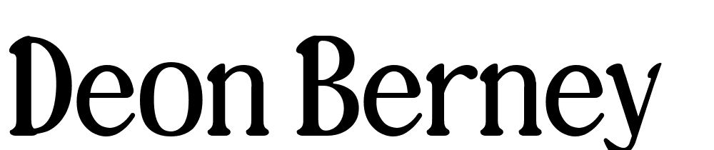 deon-berney font family download free