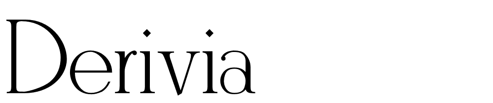 derivia font family download free