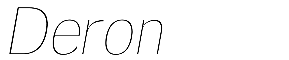 deron font family download free