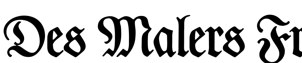 des_malers_fraktur font family download free