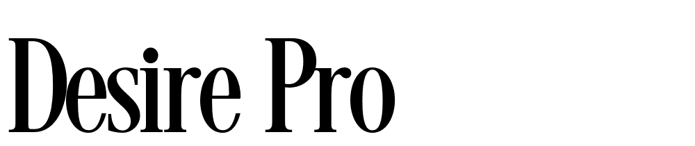 Desire-Pro font family download free