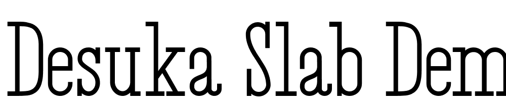 desuka-slab-demo font family download free