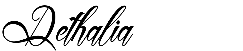 Dethalia font family download free