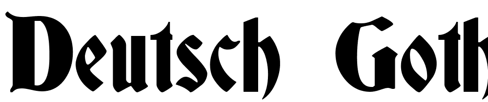 Deutsch-Gothic font family download free