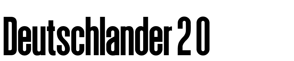 deutschlander-2-0 font family download free