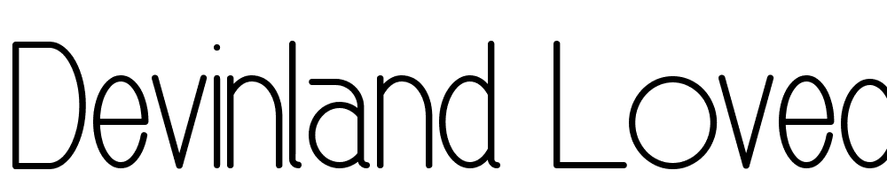 DEVINLAND-lovecocky-Free-Trial font family download free