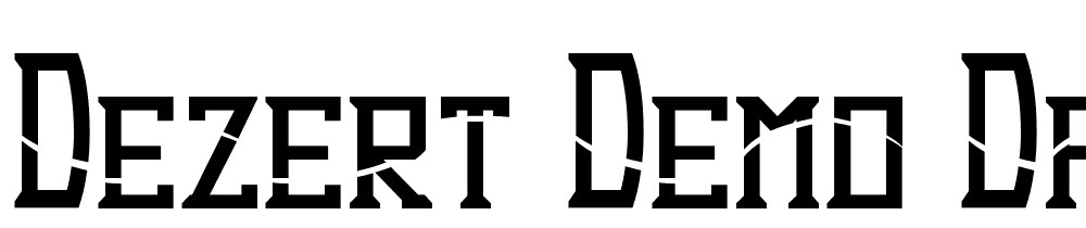 Dezert-Demo-Dash font family download free
