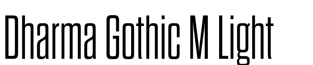 Dharma-Gothic-M-Light font family download free