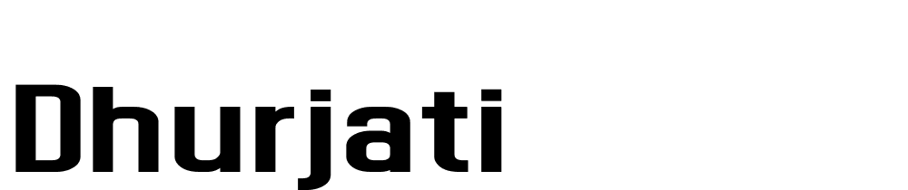 Dhurjati font family download free