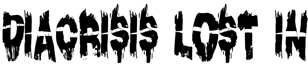 Diacrisis-Lost-in-Hell font family download free