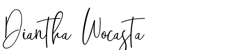 Diantha Wocasta font family download free