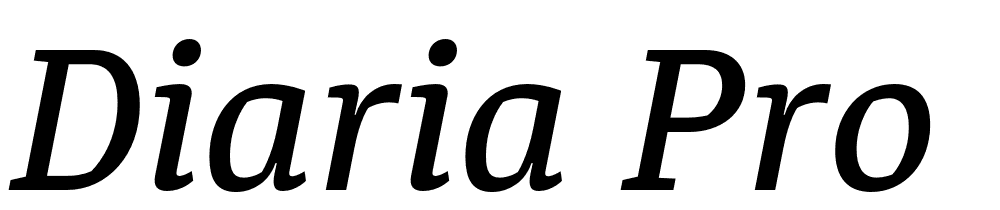 Diaria Pro font family download free