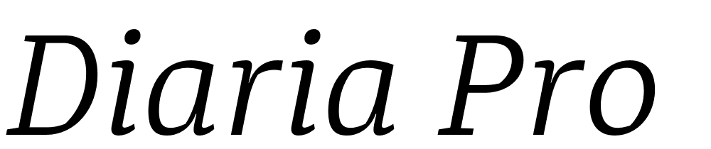 Diaria Pro font family download free