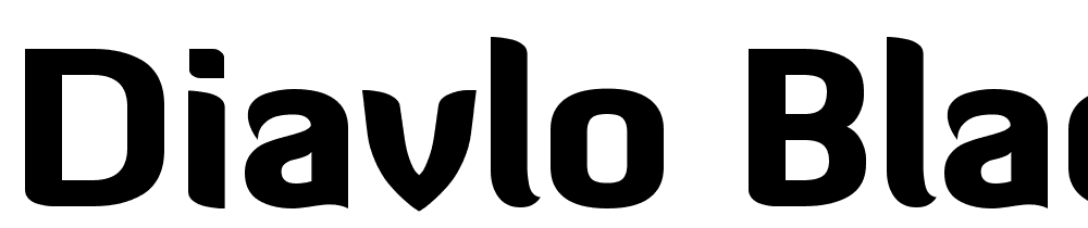 Diavlo Black font family download free