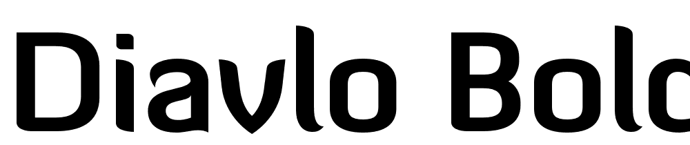 Diavlo-Bold-Regular font family download free