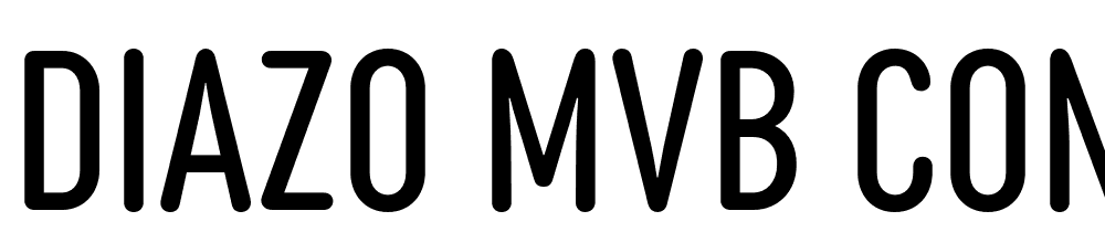 Diazo MVB Cond font family download free