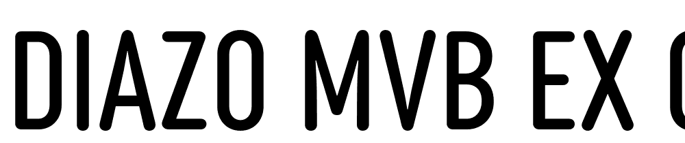 Diazo-MVB-Ex-Cond font family download free