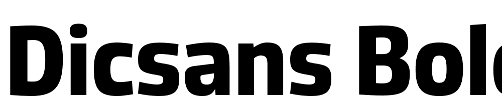 DicSans-Bold font family download free