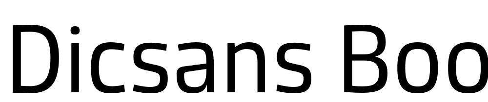 DicSans-Book font family download free