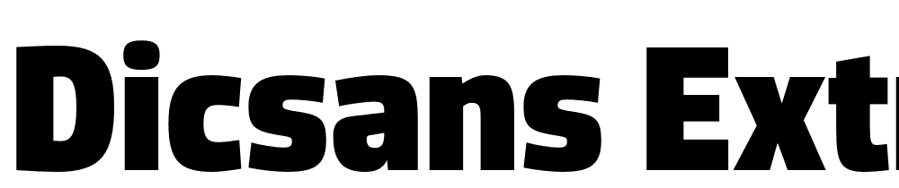 DicSans-ExtraBold font family download free