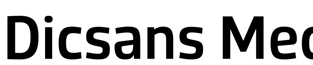 DicSans-Medium font family download free