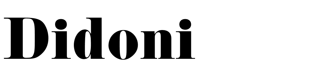 Didoni font family download free