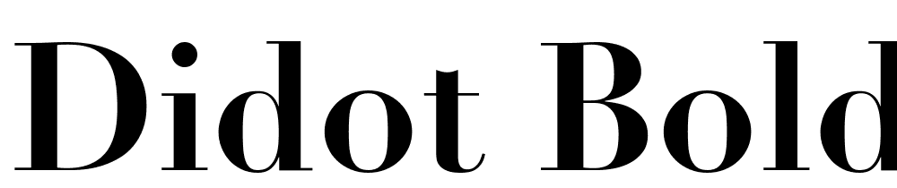 Didot-Bold font family download free