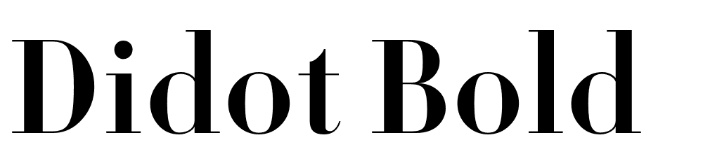 Didot-Bold font family download free