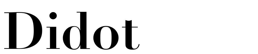 Didot font family download free