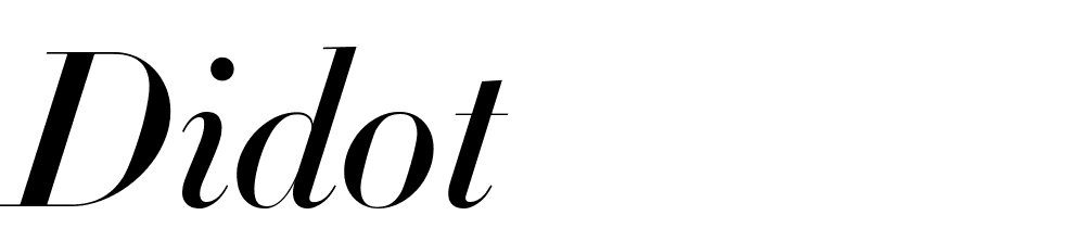 Didot font family download free