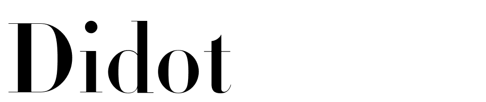 Didot font family download free