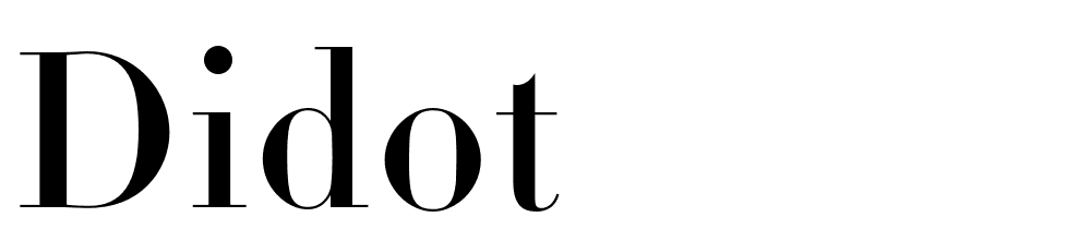 Didot font family download free