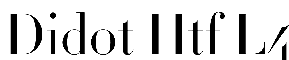 Didot-HTF-L42-Light font family download free