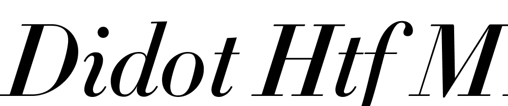 Didot-HTF-M16-Medium-Ital font family download free