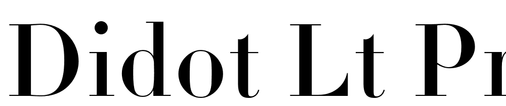 Didot-LT-Pro-Headline font family download free