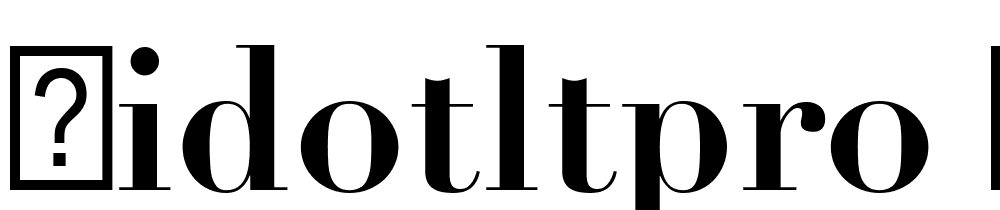 DidotLTPro-Bold font family download free