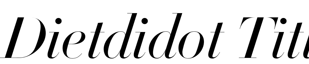 DietDidot-Title-W03-Italic font family download free