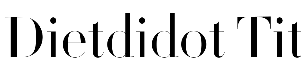 DietDidot-Title-W03-Regular font family download free